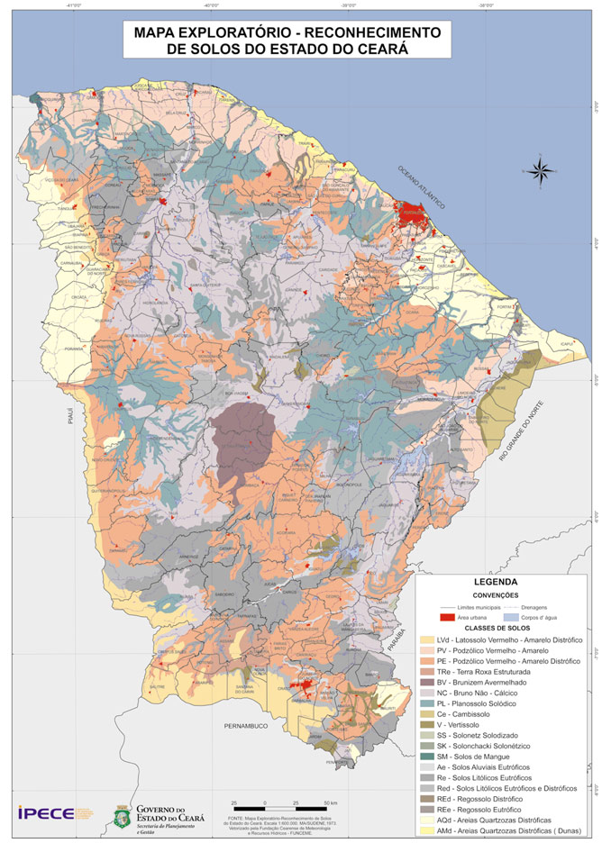 Ceara Em Mapas 1 2 4 Classes De Solo